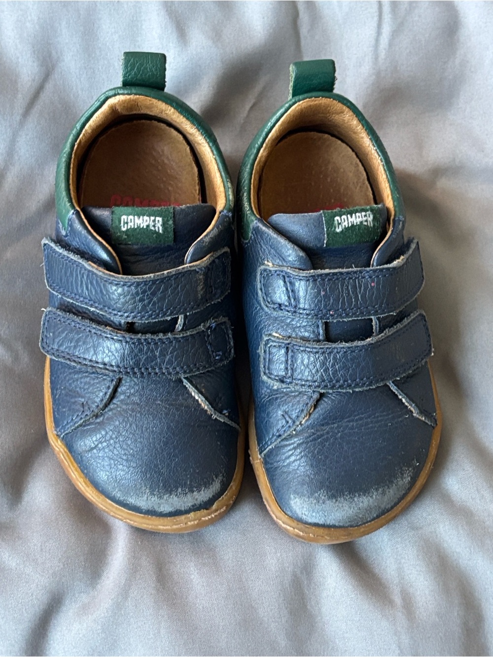 Camper Kids Peu Cami leather sneakers
